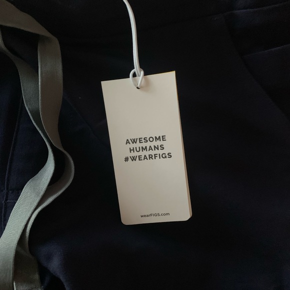 FIGS • Navy • Yola Skinny Scrub Pants • Small • Petite • - Picture 2 of 5